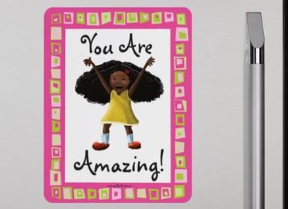 "Positive Affirmation Magnets For African-American Children" $9.99